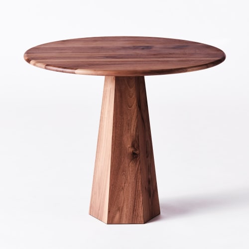 Hexagon Dining Table Walnut | Work by District Loom
