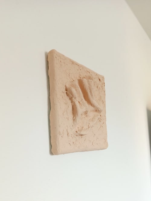 Comfort Zone Mini #05 — Strukturbild Beige | Wall Sculpture in Wall Hangings by Reyku