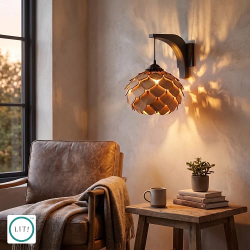 Vera Wooden Wall Lamp | Sconces by Lit L