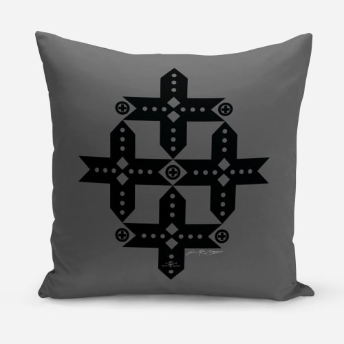 March • (martius) Prestige Velvet Cushion | Pillows by Sean Martorana