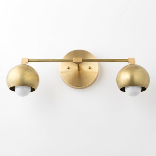 Mid Century Vanity - Model No. 5469 | Sconces by Peared Creation