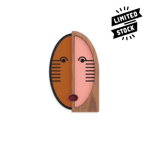 Mini Memphis F #2 | Wall Sculpture in Wall Hangings by Umasqu