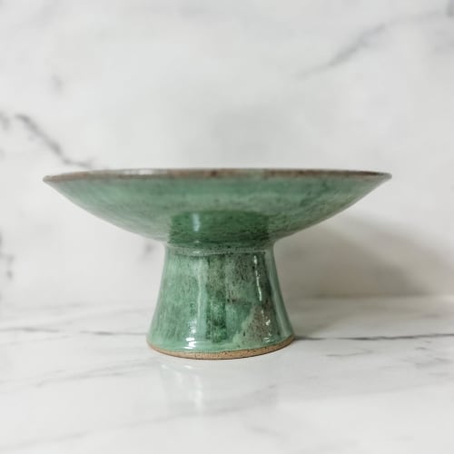 Ritual Pedestal Bowl - Topa Topa Collection | Decorative Bowl in Decorative Objects by Ritual Ceramics Studio