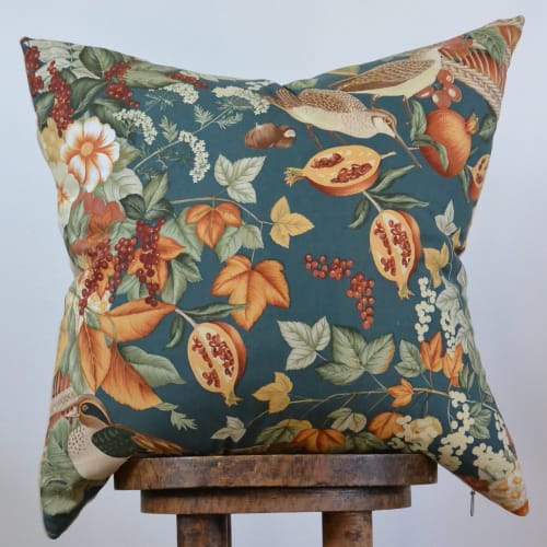 Fruit Basket Decorative Pillow 20x20 | Pillows by Vantage Design