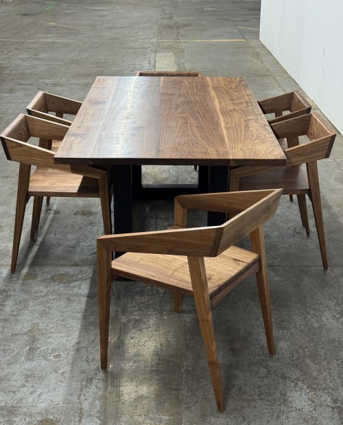 Hardwood Dining Table, Minimalist Solid Wood, Handmade in Portland | Tables by Marco Bogazzi