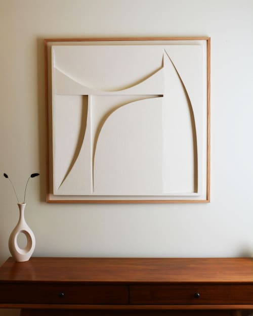 No. 17 Plaster Wall Relief | Wall Sculpture in Wall Hangings by Joseph Aurelius
