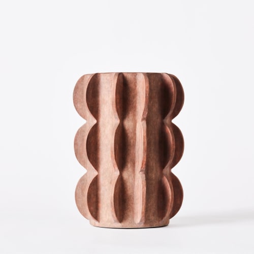 Arcissimo Vase Brown Large | Work by District Loom