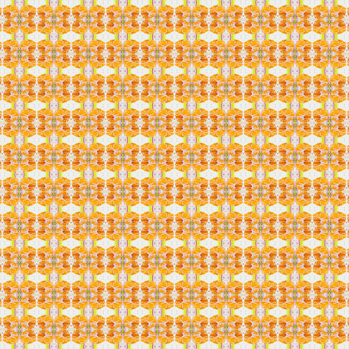 Papeete, Tangerine | Linens & Bedding by Philomela Textiles & Wallpaper