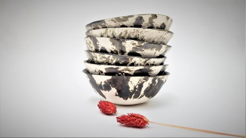 Rustic Ceramic Pasta Bowls, Japanese Rice Bowls, Ramen Bowls | Dinnerware by YomYomceramic