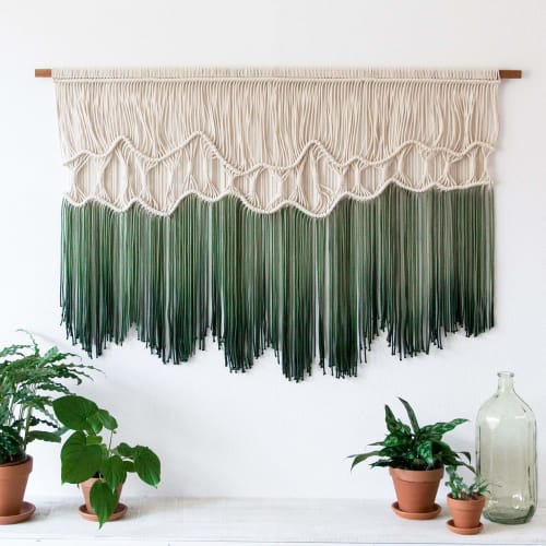 Large Wall Hanging - DEEP ROOTS | Wall Hangings by Rianne Aarts / Teddy and Wool Studio