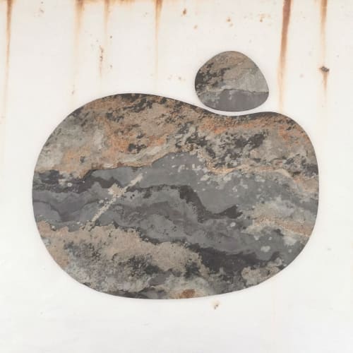 Exclusive slate rock placemat and coaster set. 1 pc. | Tableware by DecoMundo Home