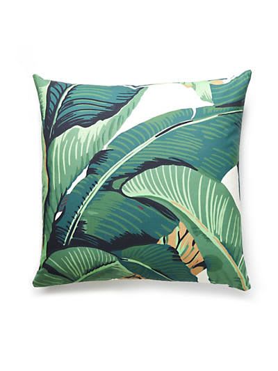 Beverly Hills Hinson Palm Leaf Throw Pillow | Pillows by Kevin Francis Design