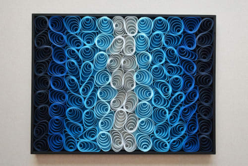 No. 17 Acoustic Diffuser Panel - Gradient Modern Abstract Wall Art | Wall Hangings by Joseph Aurelius