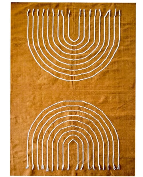 Rustic Nora Handwoven Kilim Rug | Area Rug in Rugs by Mumo Toronto