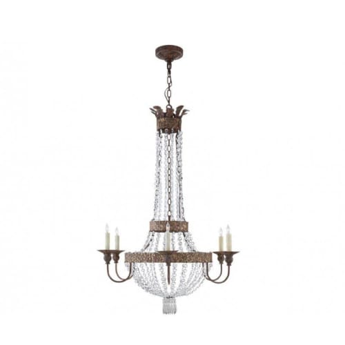 Alan Mizrahi QZ5015 Lyon Flared | Chandeliers by Alan Mizrahi Lighting Design
