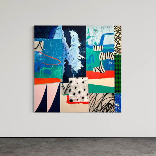 Swell | Oil And Acrylic Painting in Paintings by Sarah Finucane