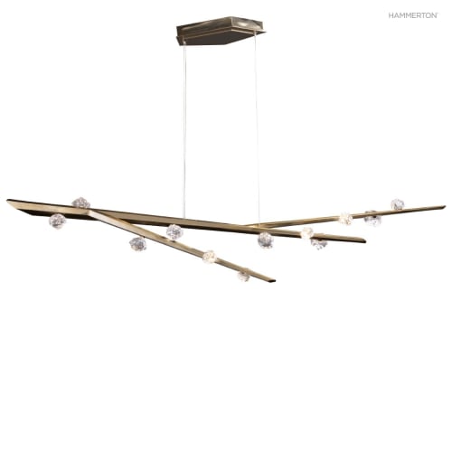 Alan Mizrahi SJ2114 Hand Hewn Steel | Chandeliers by Alan Mizrahi Lighting Design