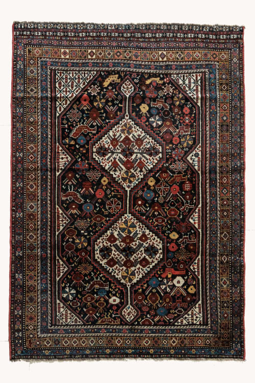 Antique Persian Shiraz area Rug | Kona | Rugs by District Loom