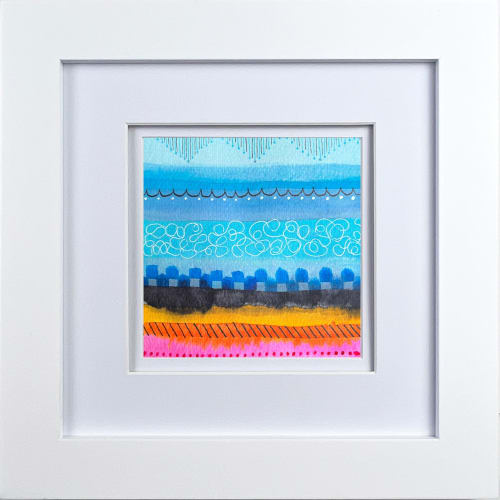 Stripes Five | Paintings by Kathy Ferguson Art