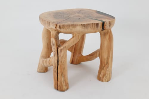 Sculptural Coffee Table, Solid Wood, Contemporary Design, Handmade, Logniture | Tables by Logniture
