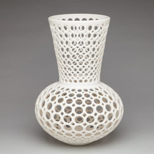Double Lace Vase | Vases & Vessels by Lynne Meade