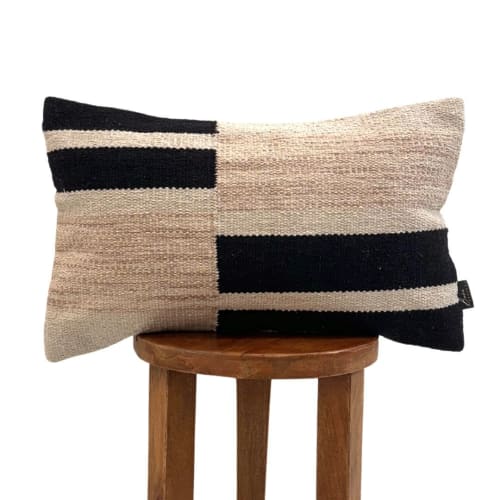 Calabasas Modern Lumbar Pillow Cover, 12x20" | Pillows by Busa Designs