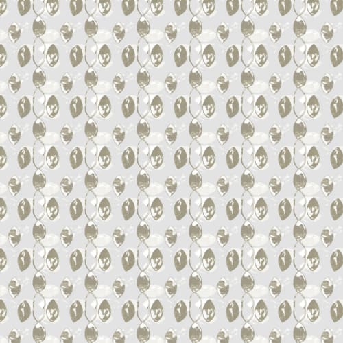 Seed, Mist | Fabric in Linens & Bedding by Philomela Textiles & Wallpaper