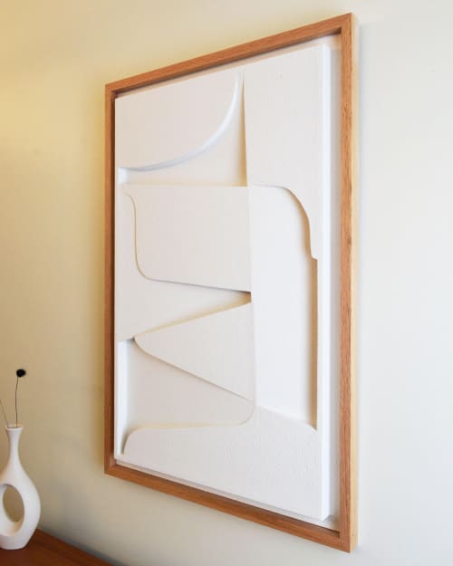 No. 12 Plaster Wall Relief | Wall Hangings by Joseph Aurelius