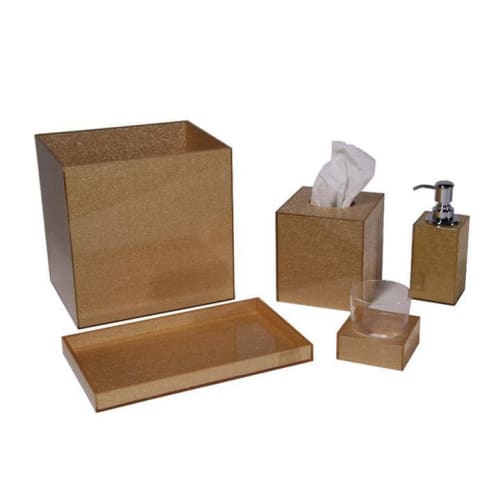 LAME' GOLD (Bath Collection) | Toiletry in Storage by Oggetti Designs