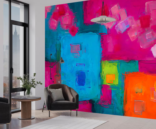 Carnival — Abstract Luxury Wallpaper Mural | Wall Treatments by ELLE WALLS