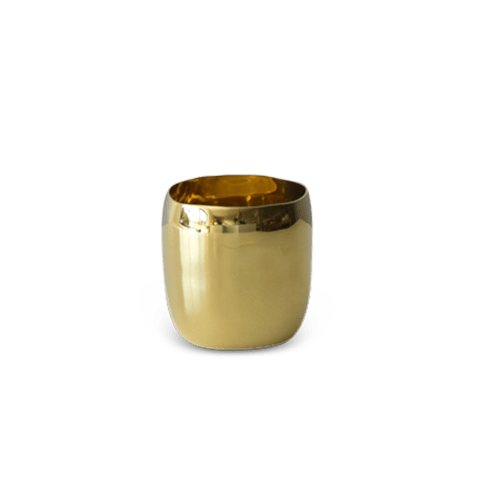 Cuadrado Tiny Vessel In Brass | Vases & Vessels by Tina Frey