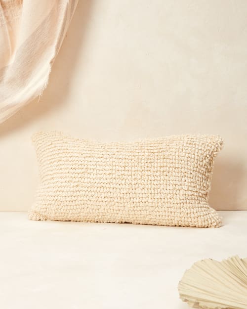 Cloud Lumbar Pillow - Oyster | Pillows by MINNA