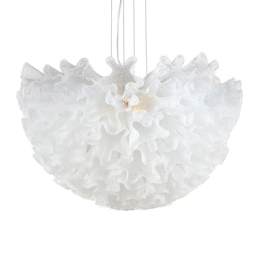 Alan Mizrahi AM2239 Dahlia Glass Chandelier | Chandeliers by Alan Mizrahi Lighting Design