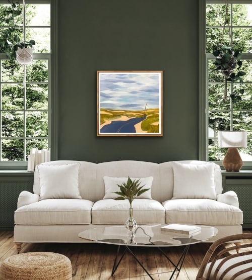 Through Dunes and Clouds | Prints by Neon Dunes by Lily Keller