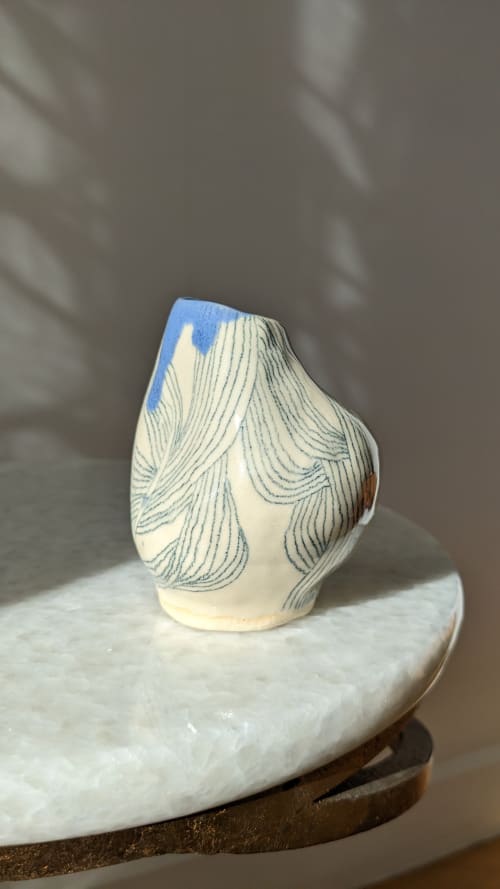 Bud vase | Vases & Vessels by TinyDogCeramics
