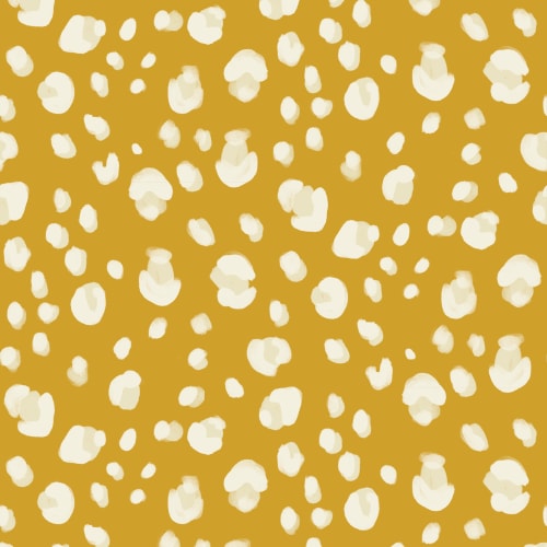 Cheetah Print Fabric - Organic Cotton Hemp, white pattern | Linens & Bedding by Samantha Santana Wallpaper & Home