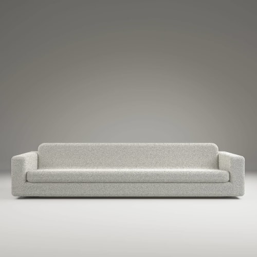 Floating Bouclé Sofa | Couches & Sofas by Dennis Kaiser