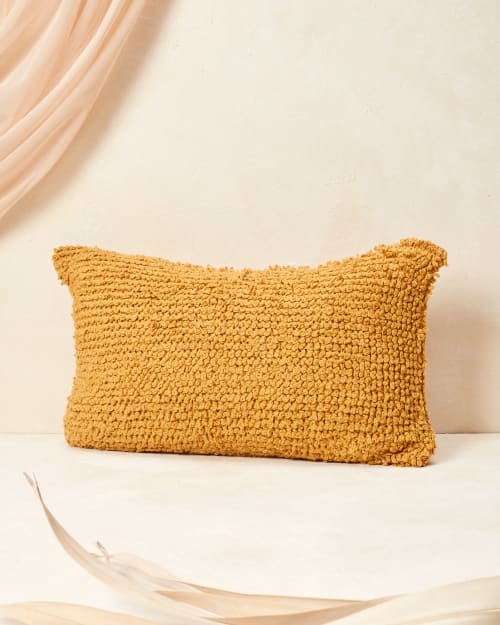 Cloud Lumbar Pillow - Goldenrod | Pillows by MINNA
