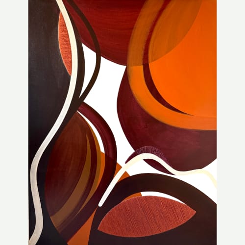 Moroccan valley #2 | Mixed Media in Paintings by Laura Dujoncquoy