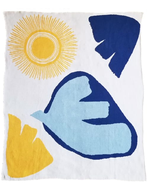 Ebb & Flow Blanket: Peace | Paintings by Claudia Pearson