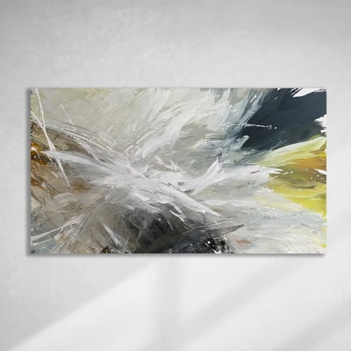 Landslide | Oil And Acrylic Painting in Paintings by Teodora Guererra Fine Art