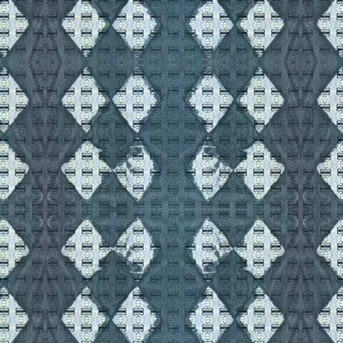 Diamond Waxed, Indigo | Linens & Bedding by Philomela Textiles & Wallpaper