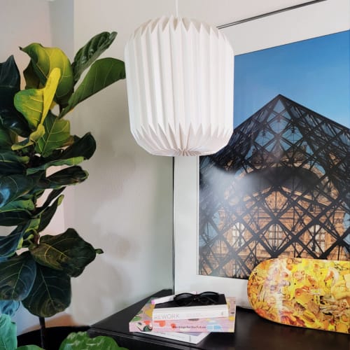 Lantern - Origami Paper Lampshade Eco-friendly | Pendants by Studio Pleat