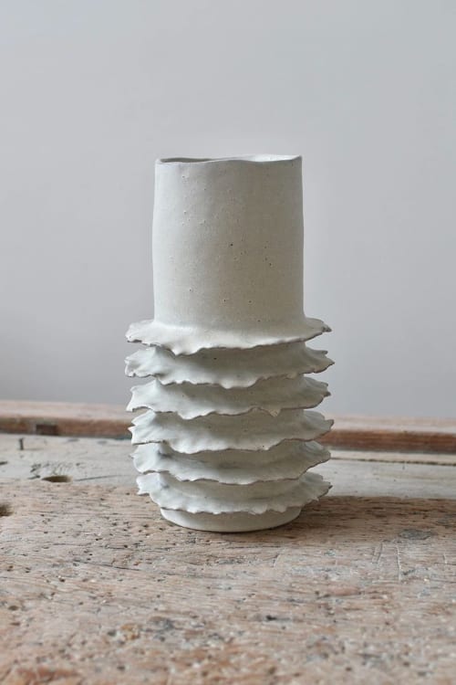 Ribera Tall Coastal Vase | Vases & Vessels by OWO Ceramics