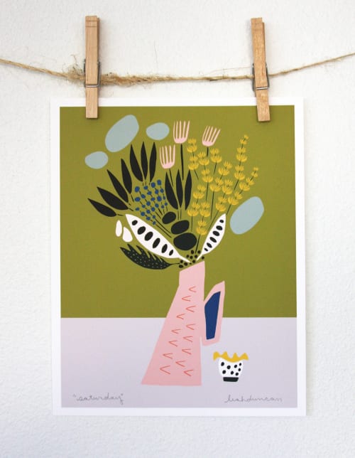 Saturday Still Life Print | Prints by Leah Duncan