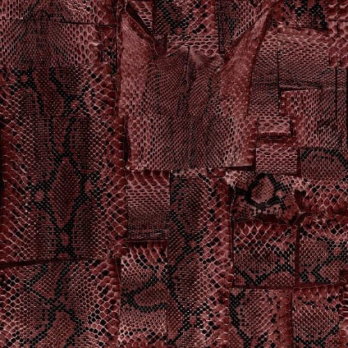 Serpentine, Ruby | Fabric in Linens & Bedding by Philomela Textiles & Wallpaper