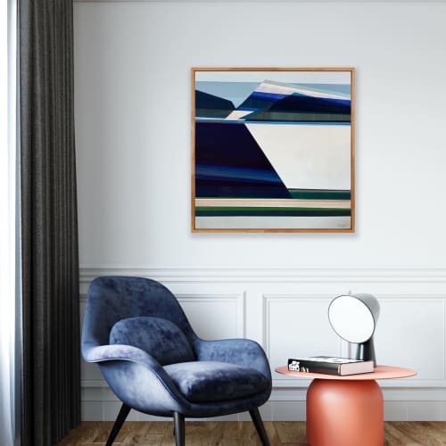 Beaumont - 36x36 Original Mountain Painting | Shilo Ratner | Work by Shilo Ratner