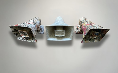 Vox Populi | Collage in Paintings by Glen Gauthier