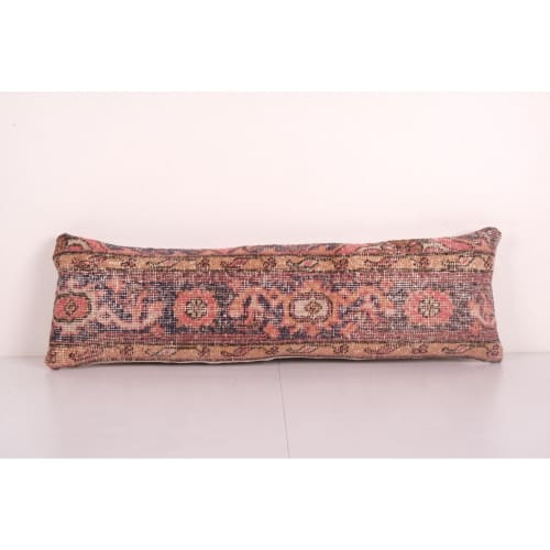 Bohemian Bedding Oushak Rug Pillow Cover, Long Turkish Lumba | Pillows by Vintage Pillows Store
