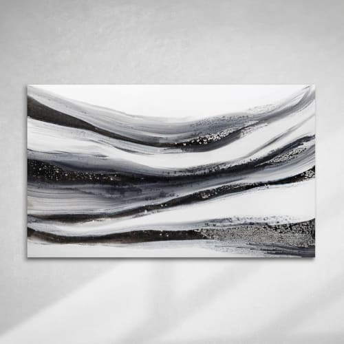 In Black & White II | Oil And Acrylic Painting in Paintings by Teodora Guererra Fine Art